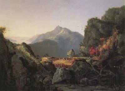 Thomas Cole Landscape Scene from Norge oil painting art